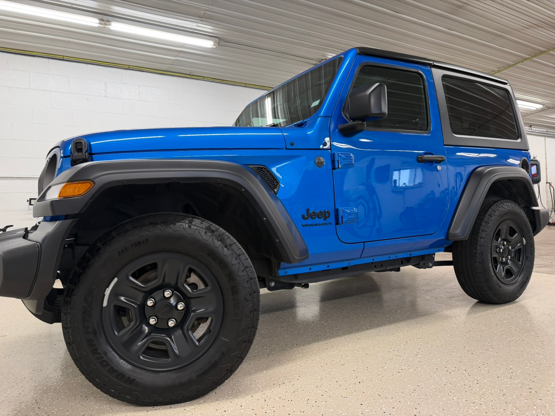 Blue Wrangler